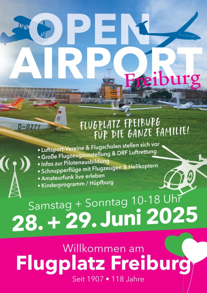 Open Airport auf dem Flugplatz Freiburg / Tage der offenen Hangartore 2025